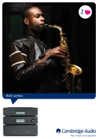 Cambridge Audio azur-840-series - Catalog 2008